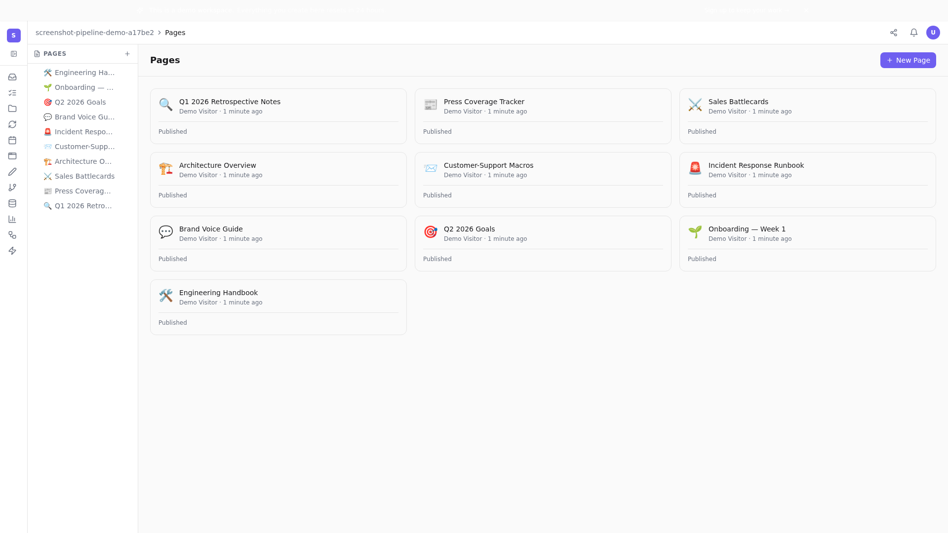 Async retro page — fills up over the weekend, decisions get made Monday.